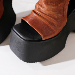 厚底 新作レディース本革靴個性シューズ 厚底サンダル ハイヒール 22cm～25cm 6枚目の画像