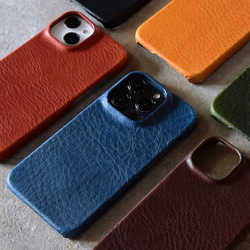 栃木レザー 本革 スマホケース WRAPPI ラッピ 背面ケース ヴォーノ