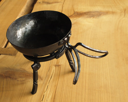 受注生産】鍛造折り畳み式アルコールストーブ用五徳 ソロキャンプ