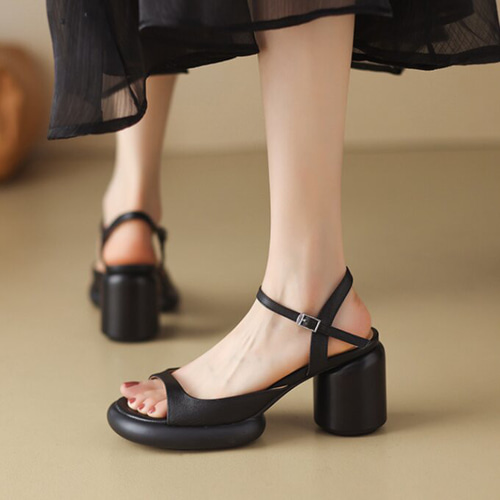 レディース本革レザー靴通勤散歩旅行 夏シューズ サンダル パンプス