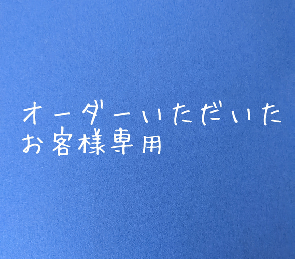 オーダーいただいたお客様専用 1枚目の画像