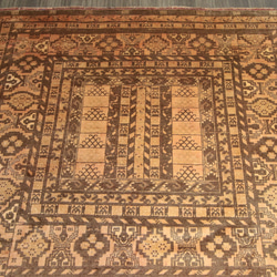 色枯れの美　アンティーク　アフガニスタン　トライバルラグ　手織り絨毯　ヴィンテージラグ　162x222cm　＃133 3枚目の画像
