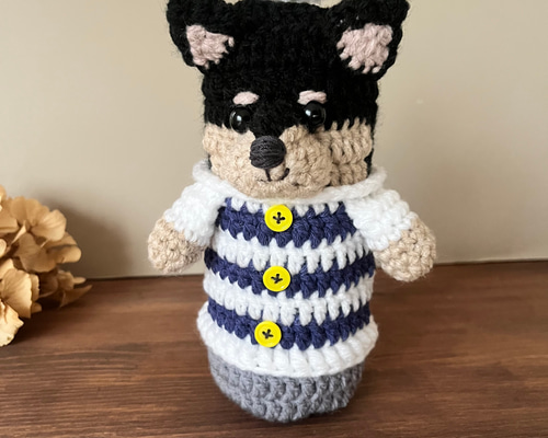 mayu♪チワワ　ペットボトルカバー♪毛糸　あみぐるみ　ハンドメイド☆ 71d2e327fce0d0b202fc235c716d4e
