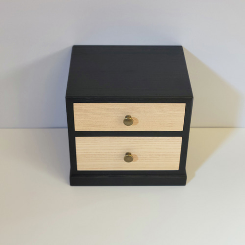 夢二と桐箱小物入れ