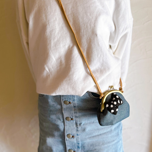 猫ちゃん × デニム 風 ★ 子ども お財布 【 キッズ 用 ポシェット 】 楽天市場】猫 財布（キッズ・ベビー・マタニティ）の通販