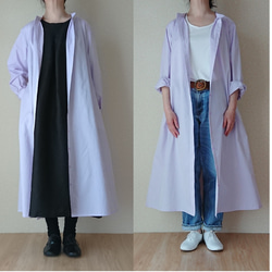 ２WAYコットンタックワンピース　Lavender 13枚目の画像