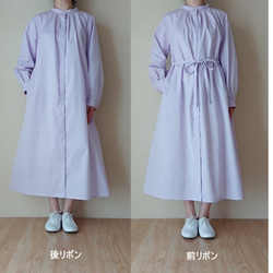 ２WAYコットンタックワンピース　Lavender 12枚目の画像