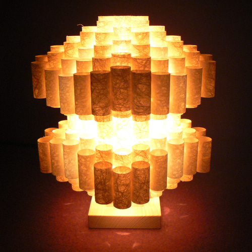 和紙の手作りランプシェード 美濃和紙使用 [楽] 10-1 どこにもない癒し