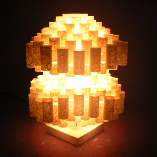 和紙の手作りランプシェード 美濃和紙使用 [楽] 10-1 どこにもない癒し