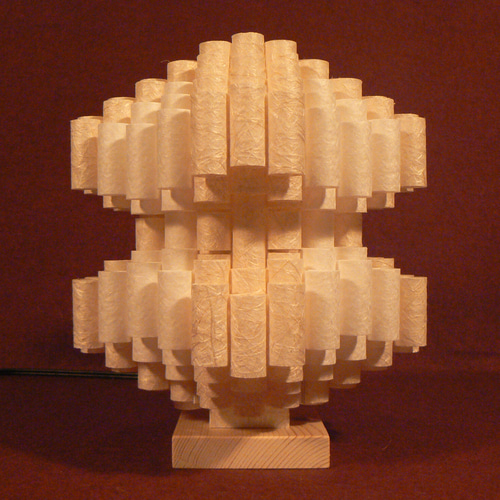 和紙の手作りランプシェード 美濃和紙使用 [楽] 10-1 どこにもない癒し