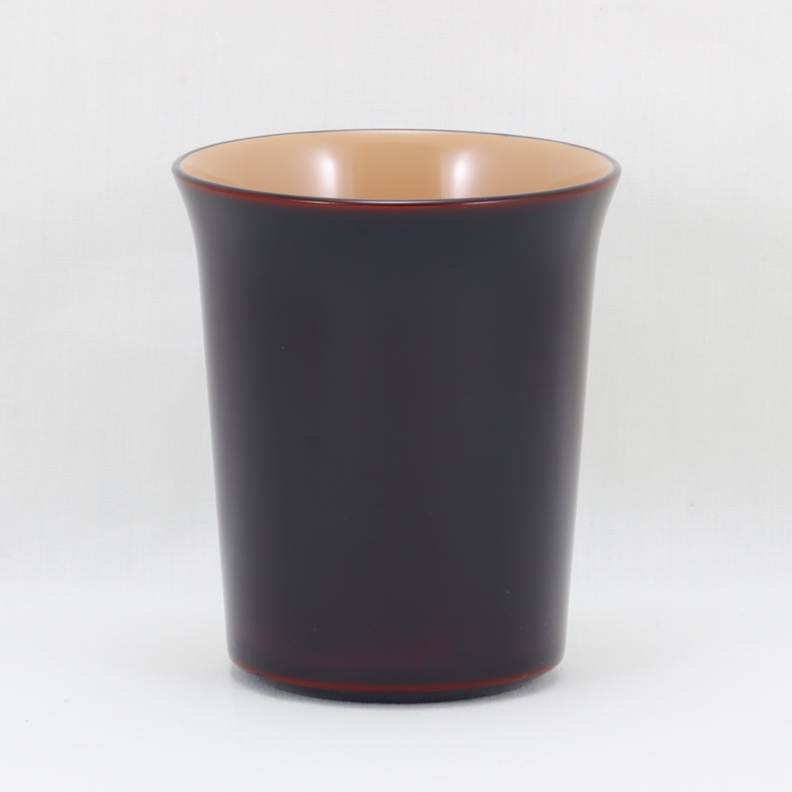 伝統工芸　輪島塗　フリーカップ　「反形／溜塗／呂色無地」【2002】