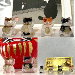 (creema限定) 母の日ギフト ねこちゃん  ルチル 新築祝い 記念日 猫好き 誕生日 開店祝い オルゴニャイト 1枚目の画像