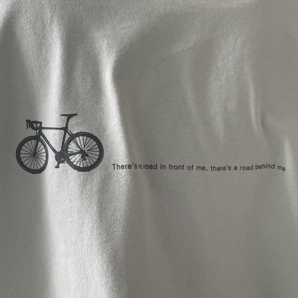 『2024新作』【ユニセックス 】bicycleプリント ビッグシルエット ロングスリーブTシャツ【4色展開】 20枚目の画像