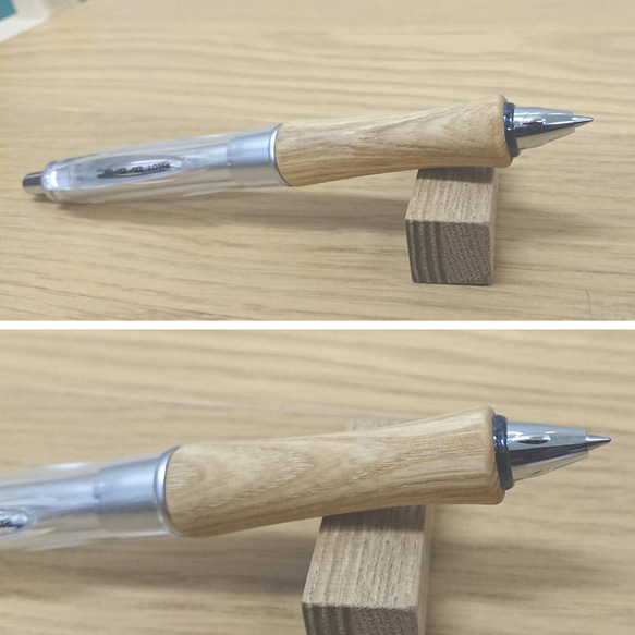 木軸ボールペン　グリップと本体　DR-Nオーク  DRBG-２　（中間色オーク）　ボールペン　木製　Dr.Grip 4枚目の画像