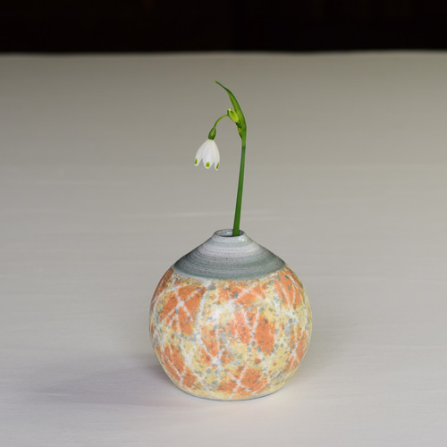 抽象デザイン的一輪挿し(Iw-036) 一輪挿し・花瓶・花器 bun-koubou