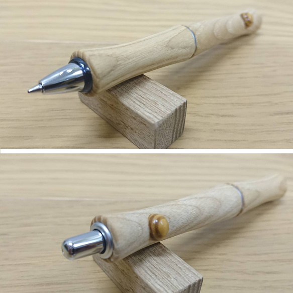 木軸ボールペン　DR-Nオーク  T-2　ボールペン　（中間色）＝　木製　Dr.Grip　ドクターグリップ　カスタムペン 3枚目の画像