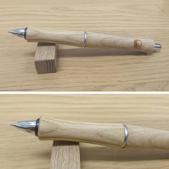 木軸ボールペン　DR-Nオーク  T-2　ボールペン　（中間色）＝　木製　Dr.Grip　ドクターグリップ　カスタムペン 2枚目の画像