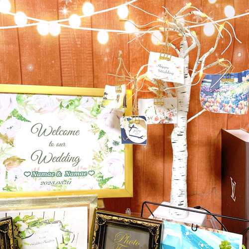 受注製作 No.932 ウェルカムスペース 結婚式 まとめ売り セット