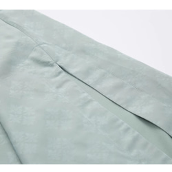 青綠色 素雅日常可穿假兩件旗袍 寬松民國風洋裝連身裙 第8張的照片