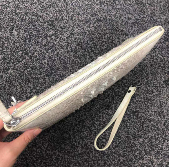 新品ヒマラヤ骨皮クロコダイル革クラッチバッグ セカンドバッグ男女兼用 