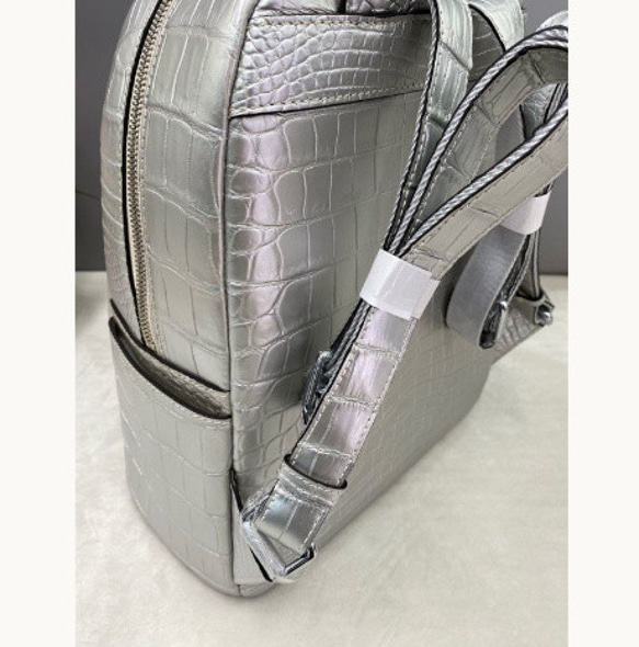 ワニ革 鞄 クロコダイルレザー リュックサック バックパック デイパック 通勤 通学 女性 レディース 学生 大容量 大 