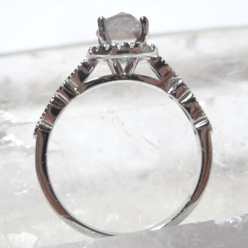 約6mm・ローズカットサフィレットのシルバーリング【B】 指輪  