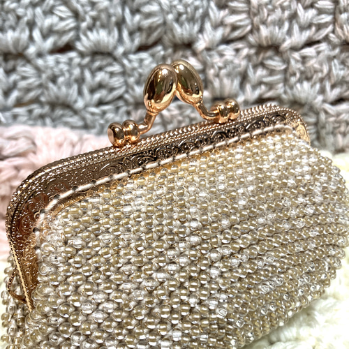 1408.ハンドメイド18cmがま口バッグフランシュリッペ プルミエール