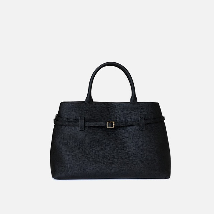 頭層牛革シンプルレトロ通勤バッグ気質大容量本革バッグ片肩ハンドバッグ