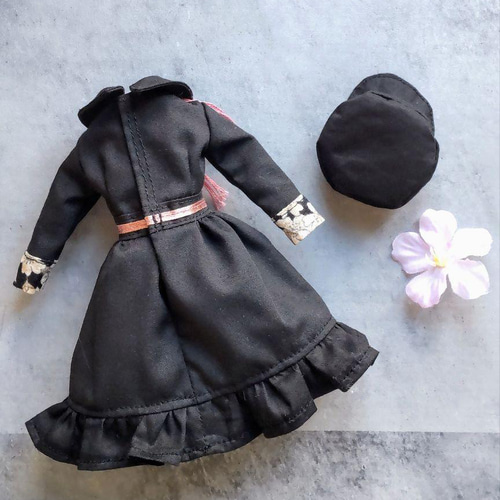 ドール服 リカちゃん 27cmドール ミリタリー ロリータ 桜