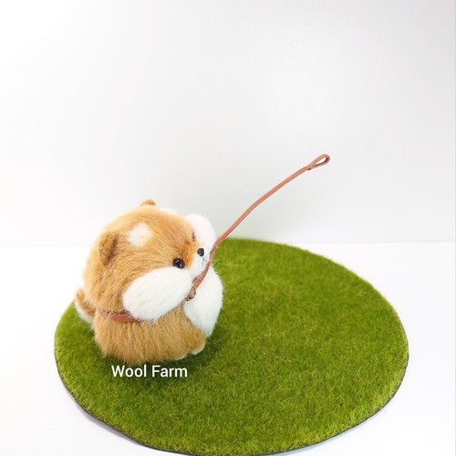まんまる拒否柴犬 ～Wool Farm～ 羊毛フェルト 羊毛フェルト