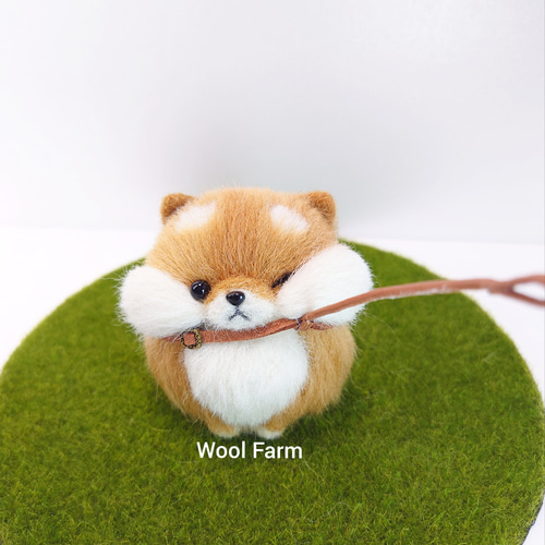 日本最大のブランド まんまる拒否柴犬 ～Wool Farm～ 羊毛フェルト 羊毛フェルト 羊毛フェルト
