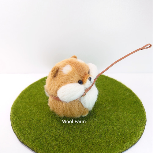 まんまる拒否柴犬 ～Wool Farm～ 羊毛フェルト 羊毛フェルト