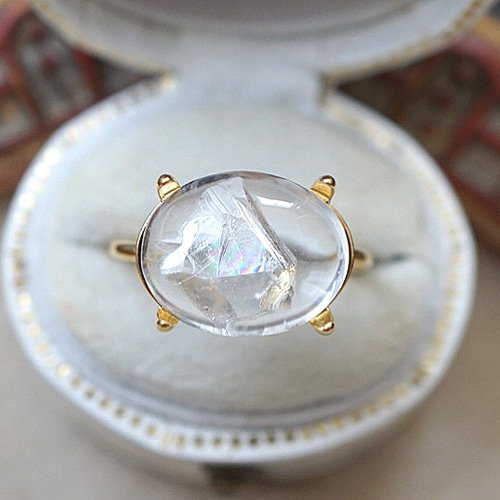 希少石】クォーツインクォーツ