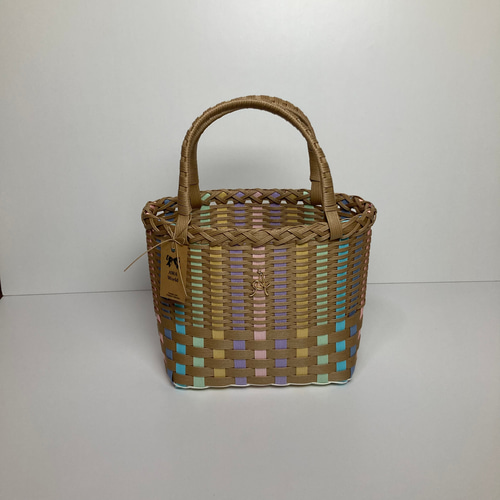 かごバッグ K warang wayan ストローかごバッグ 浅型 グレー ｜くらすこと公式