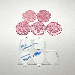 桜　シーリングスタンプ　５枚　専用シール付き 2枚目の画像