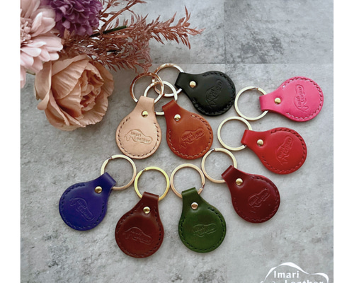 月詠み ユリイカノン 本革キーリング COLLABO RING KEY RING』薫る花は凛と咲く 紬 凛太郎 キーリング