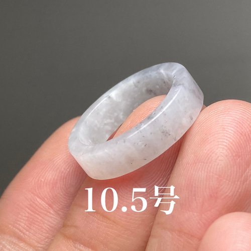 ミャンマー産天然本翡翠 リング シルバー925 ミャンマー産天然無処理翡翠 ジュエリー リング 藍水 冰 K18 ホワイト