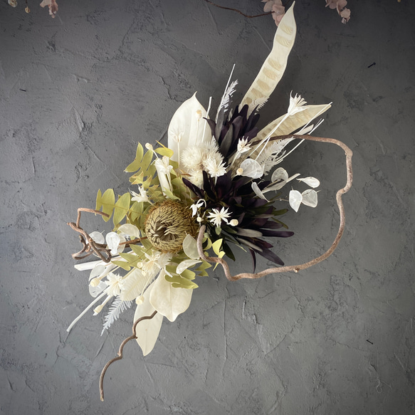 ☆creema限定 ドライフラワーオブジ NO.2 タペストリー・壁掛け