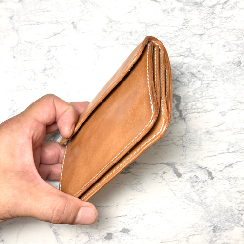 現品限り・限定価格】使いやすさを追求した本革コンパクト財布｜栃木