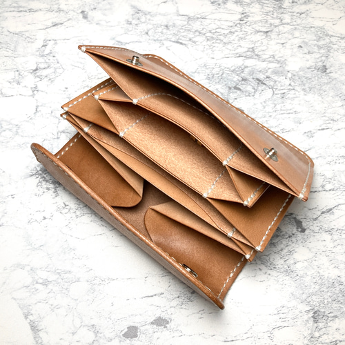 生産終了】使いやすさを追求した本革コンパクト財布｜栃木レザー