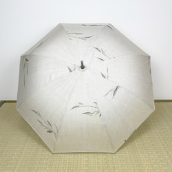 日傘  50cm  【和を感じる着物地素材】防水・UVカット加工付き 3枚目の画像