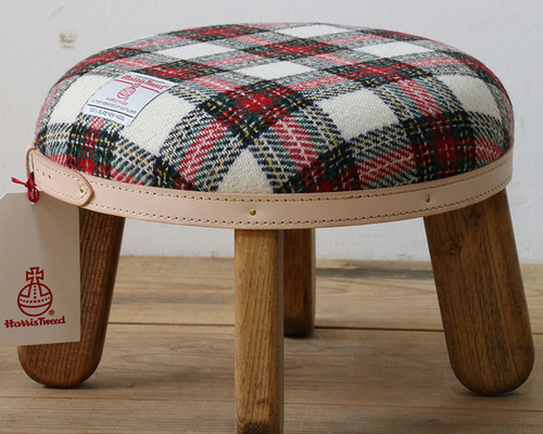 送料無料【HARRIS TWEED】【イタリアンチェック】 ウ－ルまぁ