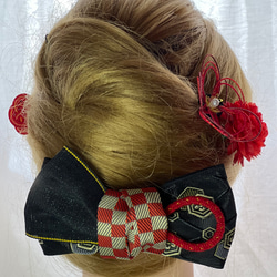 和装髪飾り　ピアスセット Y42 着物　成人式髪飾り　振袖　祭り　浴衣　卒業式 3枚目の画像