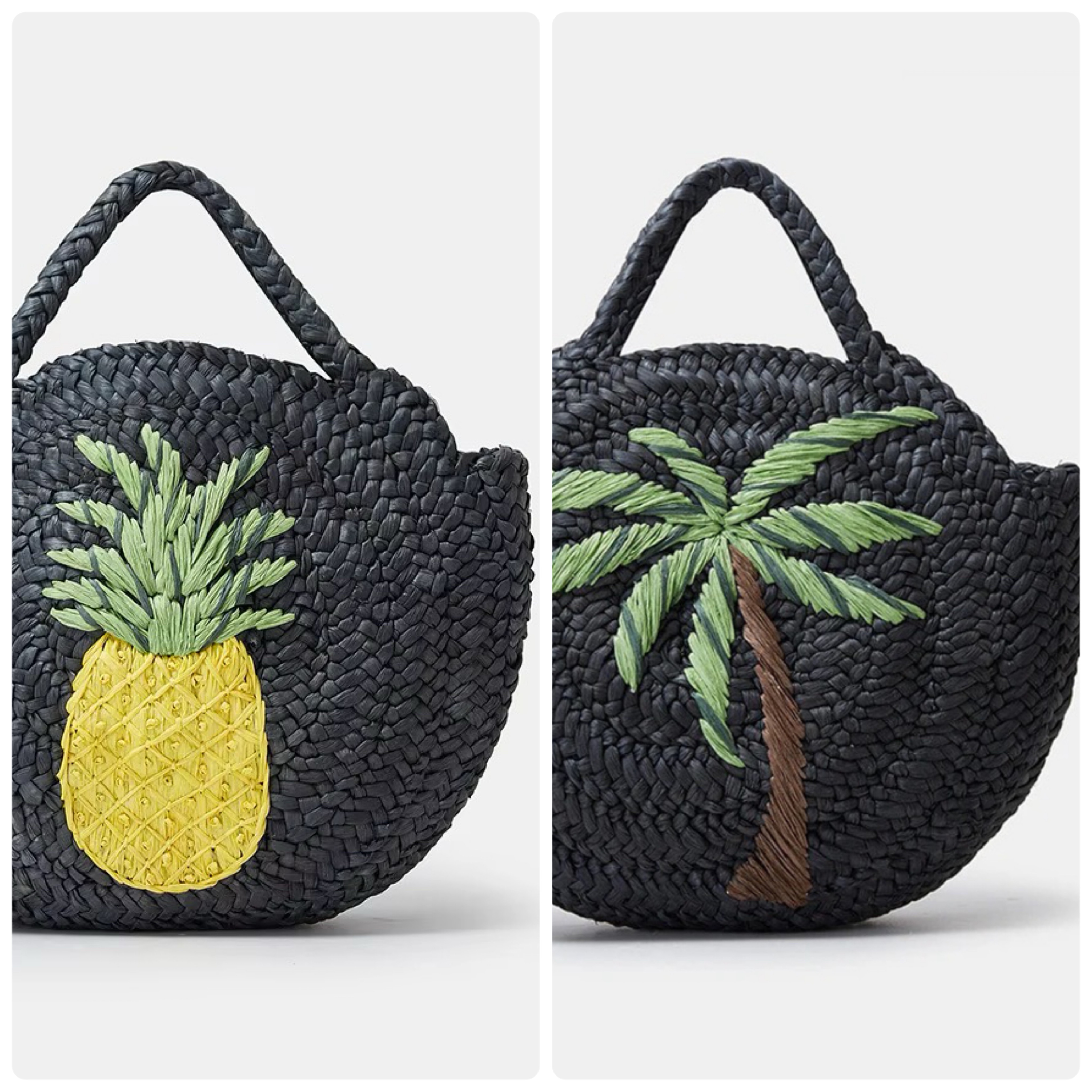 la パームストロー　バスケット　小さめ　かごバッグS SOMME 新品