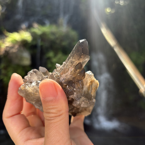 スモーキークォーツ　クラスター スモーキークォーツ クラスター 天然石 水晶 原石 煙水晶 置き物