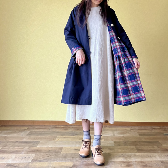 どっちもかわいい♪リバーシブルコート 13枚目の画像