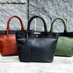 <NEW>５０％OFF セール　コロンと可愛いミニトートバッグ　BLACK 10枚目の画像