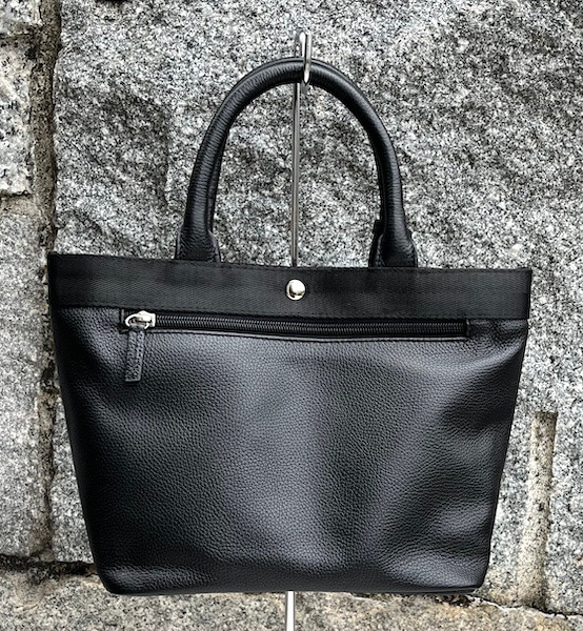 <NEW>５０％OFF セール　コロンと可愛いミニトートバッグ　BLACK 4枚目の画像