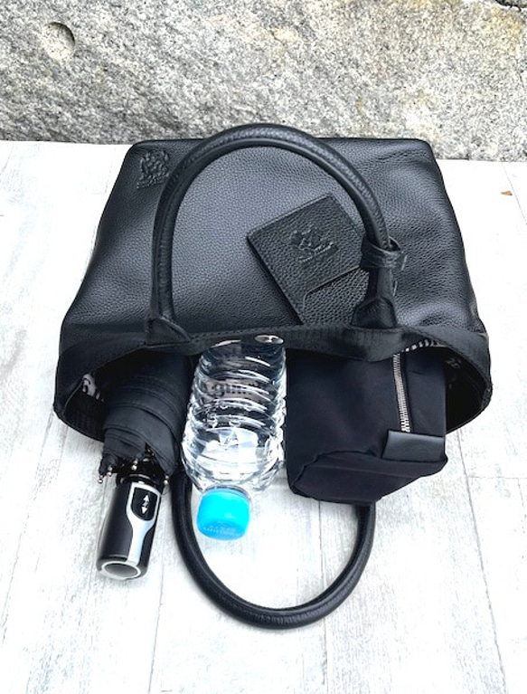 <NEW>５０％OFF セール　コロンと可愛いミニトートバッグ　BLACK 7枚目の画像