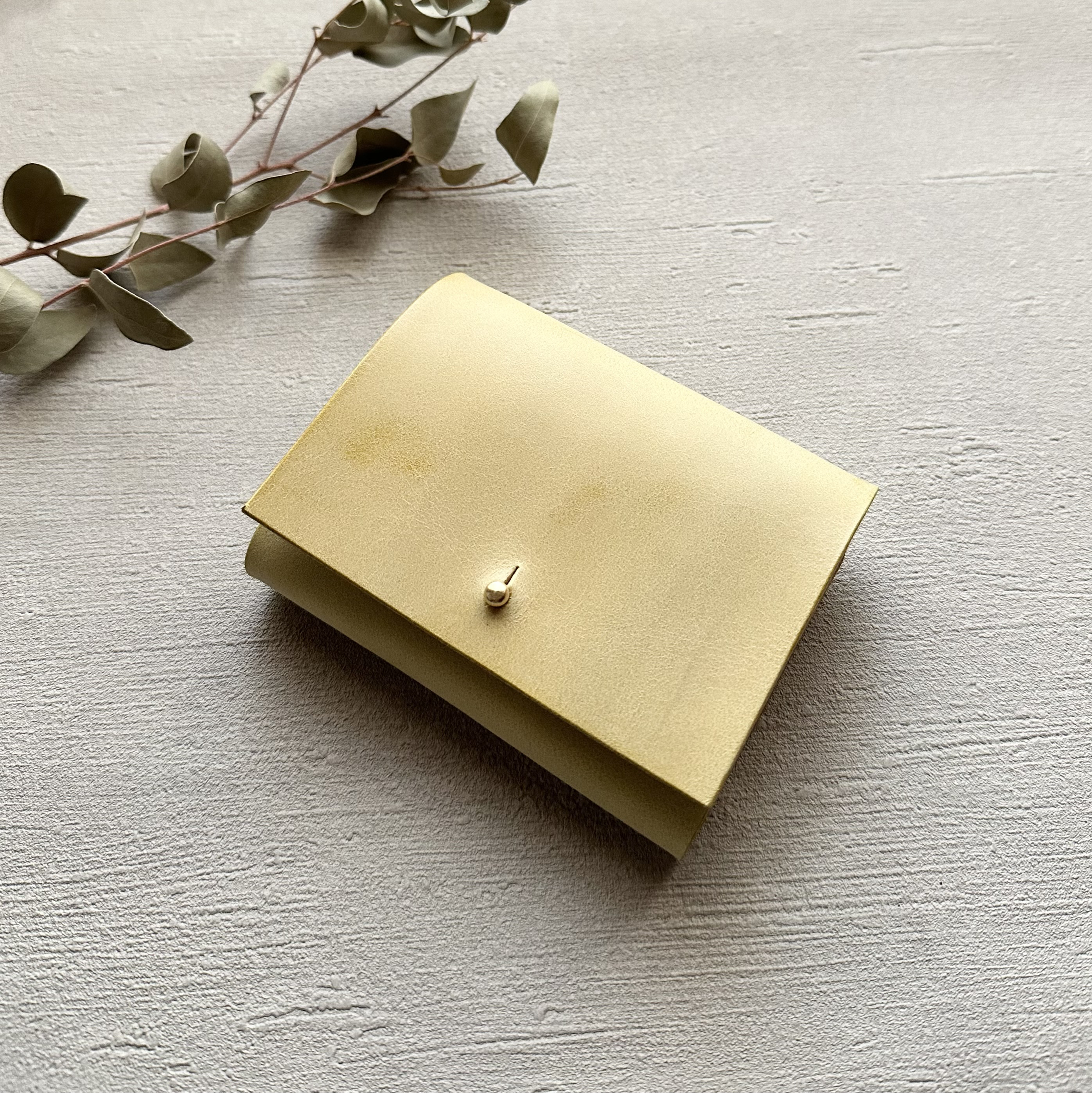 half wallet /コンパクト財布  二つ折り財布 ˗ˏˋ SIBILLA Liscioˎˊ˗マスタード〖春財布〗